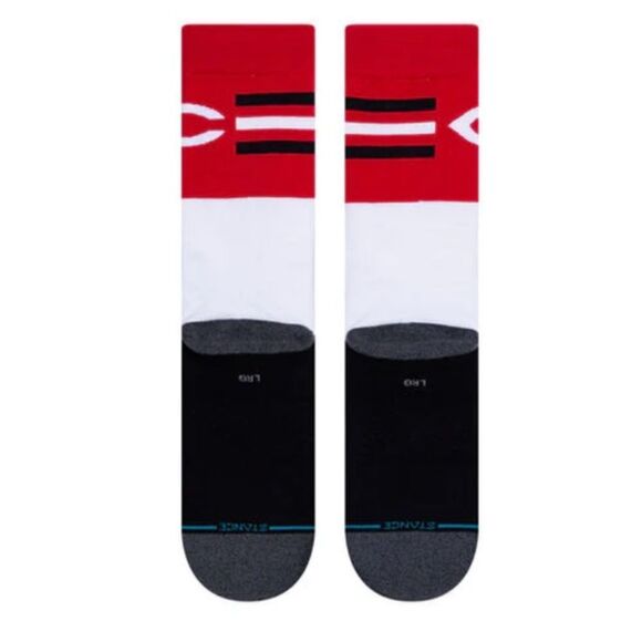 STANCE MEN’S CINCINNATI REDS BASEBALL ⚾️ GENUINE MERCHANDISE SIZE LARGE CREW - Picture 3 of 8